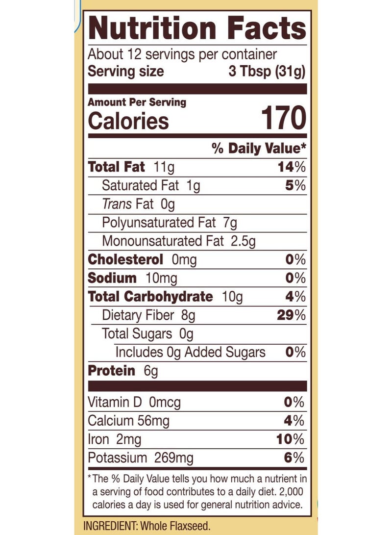 Bob's Red Mill Raw Whole Brown Flaxseed, 13-ounce - Image 3